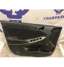 Обшивка двери передней левой Hyundai Solaris 2015г б/у