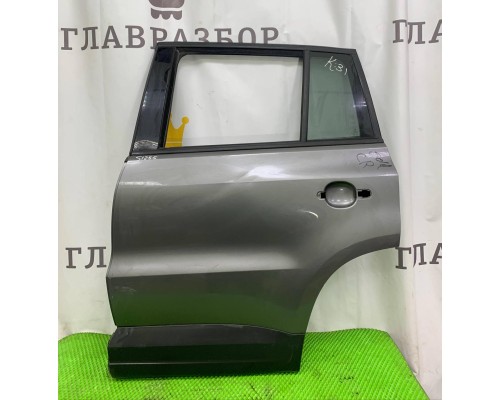 Дверь задняя левая Volkswagen Tiguan 2011-2016 (СЕРАЯ РЕСТ) б/у