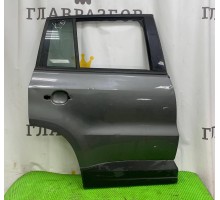 Дверь задняя правая Volkswagen Tiguan 2011-2016 (СЕРАЯ РЕСТ) б/у