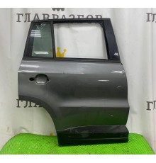 Дверь задняя правая Volkswagen Tiguan 2011-2016 (СЕРАЯ РЕСТ) б/у