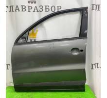 Дверь передняя левая Volkswagen Tiguan 2011-2016 (СЕРАЯ РЕСТ) б/у