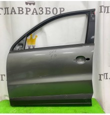 Дверь передняя левая Volkswagen Tiguan 2011-2016 (СЕРАЯ РЕСТ) б/у