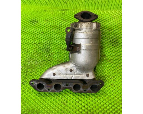 Коллектор выпускной Lifan X50 (С КАТАЛИЗАТОРОМ) б/у