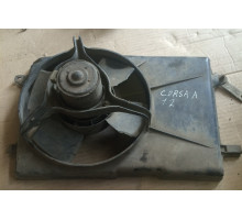 Диффузор вентилятора Opel Corsa A 1982-1993 1,2 в сборе б/у