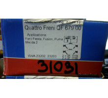 Колодки тормозные передние Quattro Freni FORD FIESTA/FUSION/MAZDA2