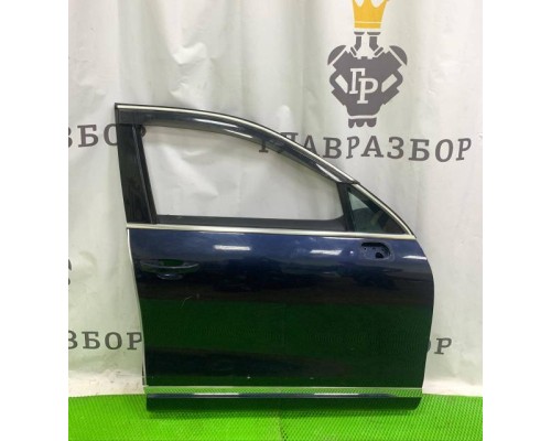 Дверь передняя правая Touareg 2010> (СИНЯЯ В СБОРЕ ПРАВЫЙ РУЛЬ)) б/у