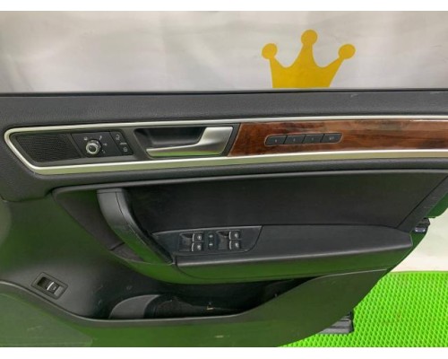 Дверь передняя правая Touareg 2010> (СИНЯЯ В СБОРЕ ПРАВЫЙ РУЛЬ)) б/у