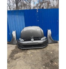 Ноускат VW Golf VII 2012-2020 (БЕЗ ОМЫВАТЕЛЯ ФАР С ОТВЕРСТИЯМИ ПОД ДАТЧИКИ ПАРКОВКИ) б/у