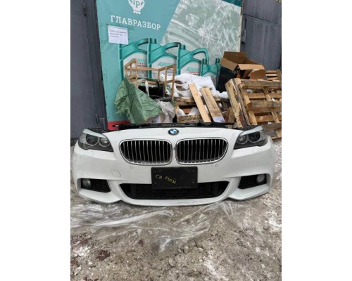 Ноускат BMW 5-serie F10/F11 M пакет 2009-2016 (ДО 10/2012 ГОДА ПОД ОМЫВАТЕЛЬ ФАР ПОД ПАРКТРОНИК) б/у