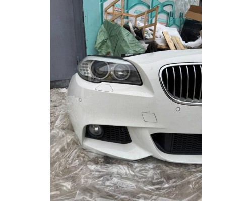 Ноускат BMW 5-serie F10/F11 M пакет 2009-2016 (ДО 10/2012 ГОДА ПОД ОМЫВАТЕЛЬ ФАР ПОД ПАРКТРОНИК) б/у