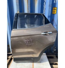 Дверь задняя левая HYUNDAI SANTA FE 2012- б/у