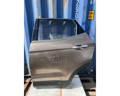 Дверь задняя левая HYUNDAI SANTA FE 2012- б/у