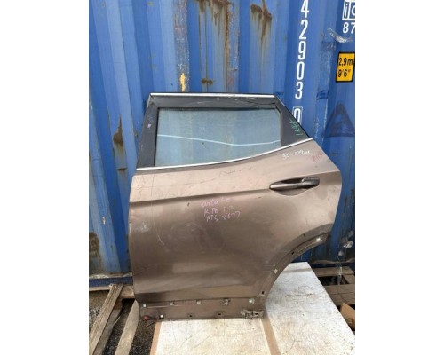 Дверь задняя левая HYUNDAI SANTA FE 2012- б/у