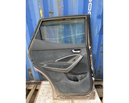 Дверь задняя левая HYUNDAI SANTA FE 2012- б/у