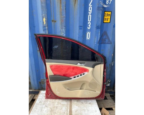 Дверь передняя левая Hyundai Solaris 2010-2017 б/у