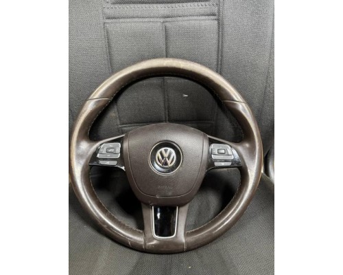 Руль Volkswagen Touareg 2010-2018 (В СБОРЕ С ПОДУШКОЙ) б/у